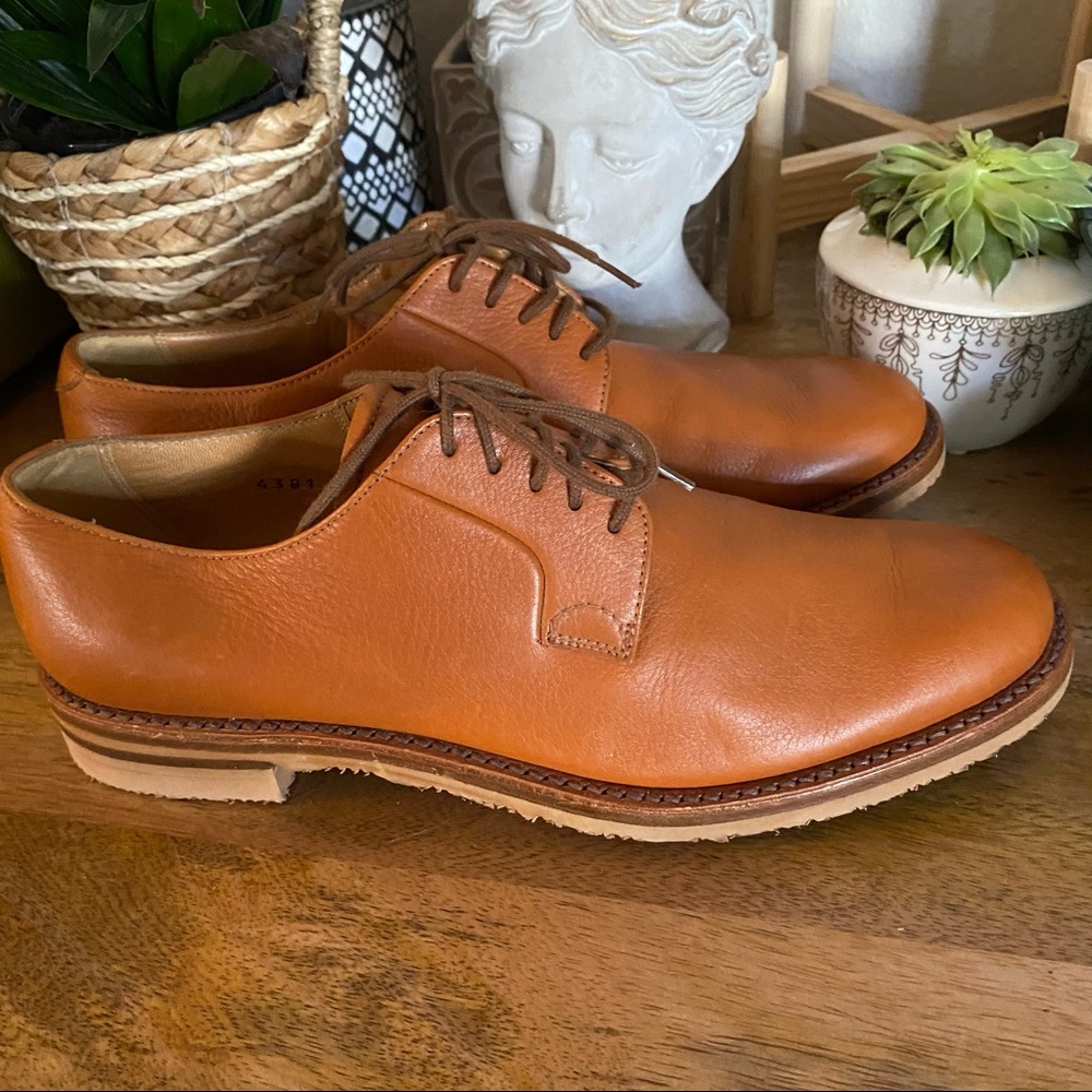 Nieman Marcus Gravati Leather Lace Up Shoes